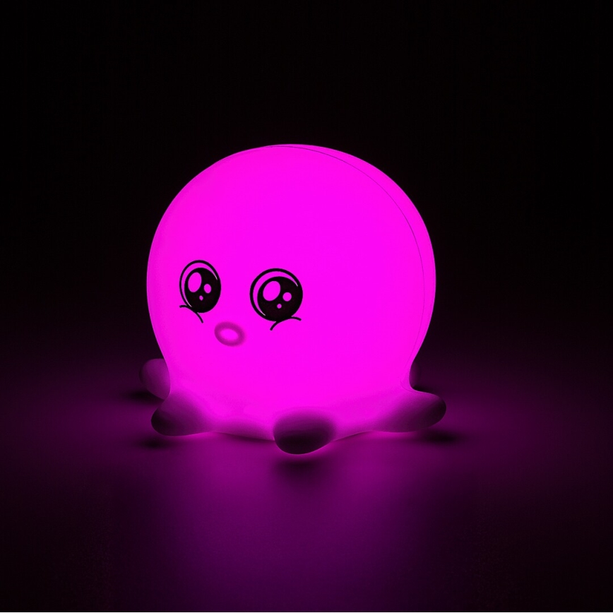 Rabalux - LED RGB Dotykové noční světlo LED/0,05W/1xCR2032 chobotnice