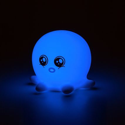 Rabalux - LED RGB Dotykové noční světlo LED/0,05W/1xCR2032 chobotnice