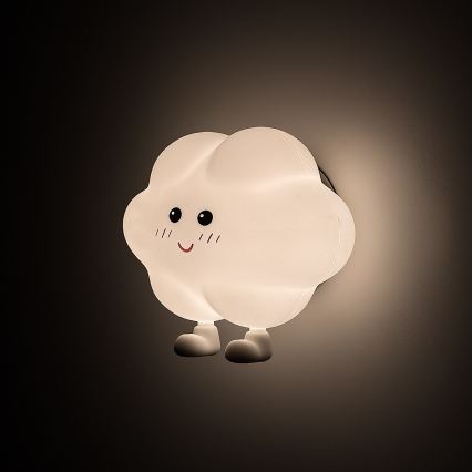 Rabalux - LED Stmívatelné nabíjecí dotykové dětské noční světlo LED/2,7W/5V 200 mAh mrak