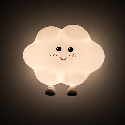 Rabalux - LED Stmívatelné nabíjecí dotykové dětské noční světlo LED/2,7W/5V 200 mAh mrak