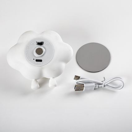 Rabalux - LED Stmívatelné nabíjecí dotykové dětské noční světlo LED/2,7W/5V 200 mAh mrak