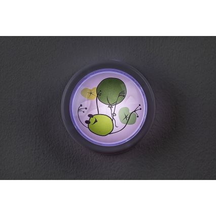 Rabalux - LED Dětské noční světlo LED/0,3W/2xAA 6000K