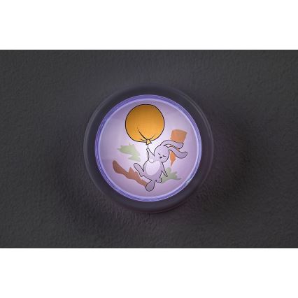 Rabalux - LED Dětské noční světlo LED/0,3W/2xAA 6000K