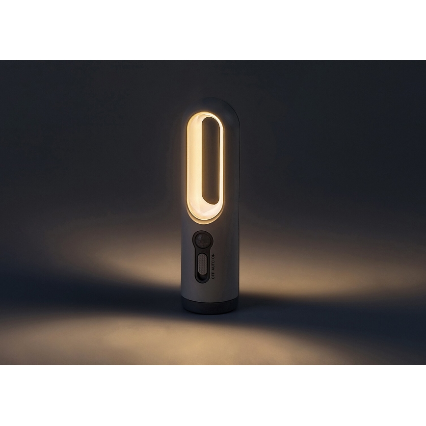 Rabalux - LED Přenosná nabíjecí lampa se senzorem LED/0,8W/3,7V 3000/7000K