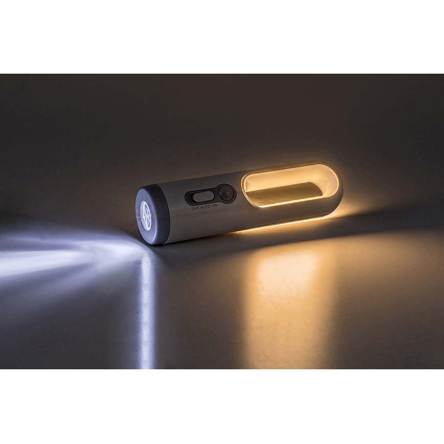 Rabalux - LED Přenosná nabíjecí lampa se senzorem LED/0,8W/3,7V 3000/7000K