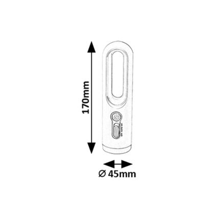 Rabalux - LED Přenosná nabíjecí lampa se senzorem LED/0,8W/3,7V 3000/7000K