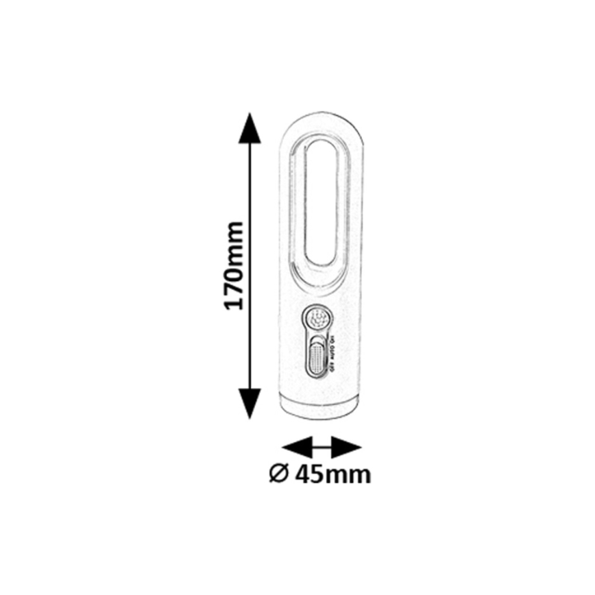 Rabalux - LED Přenosná nabíjecí lampa se senzorem LED/0,8W/3,7V 3000/7000K