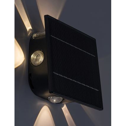 Rabalux - LED Stmívatelné solární nástěnné svítidlo LED/0,5W/3,7V 3000K/6000K IP54