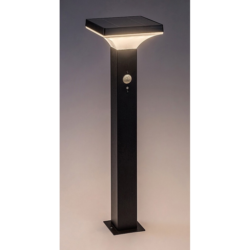 Rabalux - LED Solární lampa se senzorem LED/4W/3,7V IP44 černá