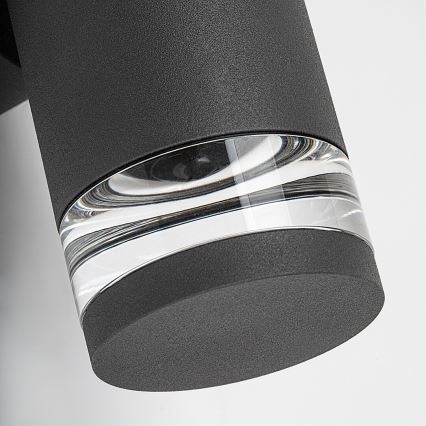 Rabalux - Venkovní nástěnné svítidlo 2xGU10/10W/230V IP54 antracit