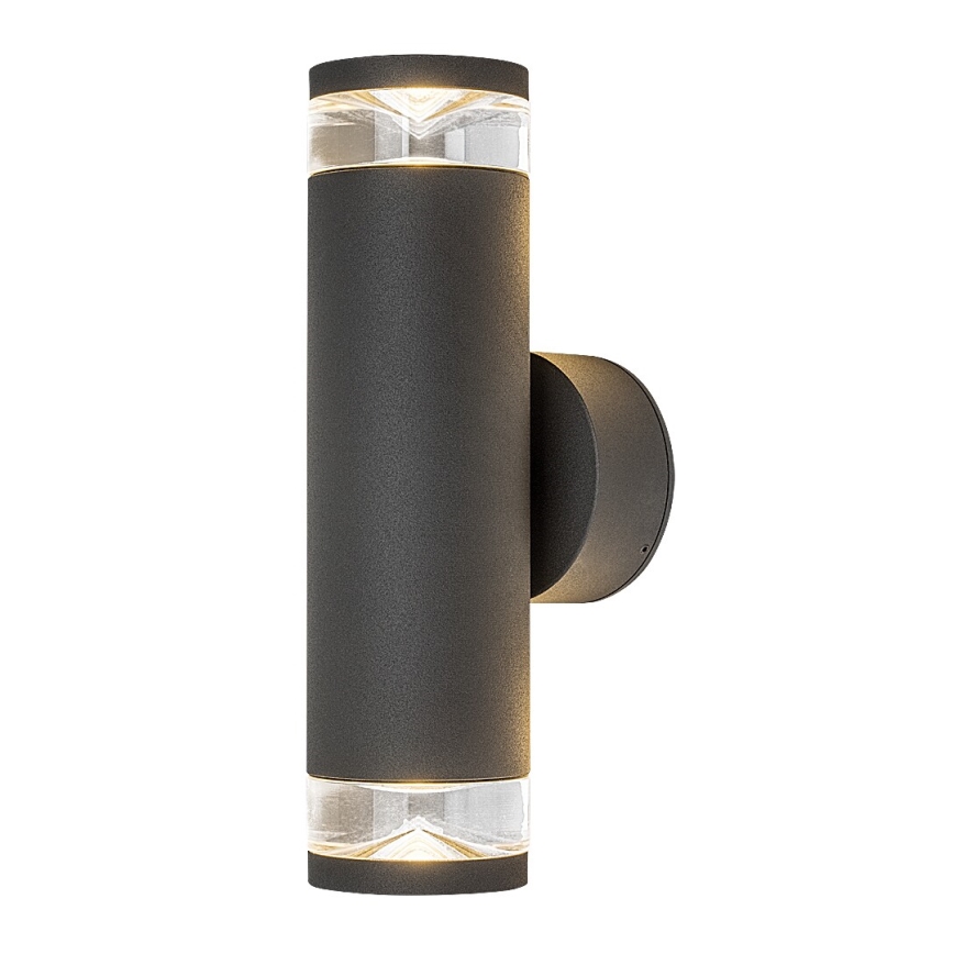 Rabalux - Venkovní nástěnné svítidlo 2xGU10/10W/230V IP54 antracit