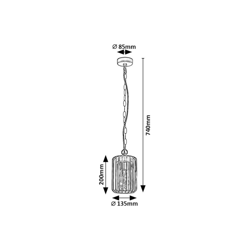 Rabalux - Venkovní lustr 1xE27/40W/230V IP44
