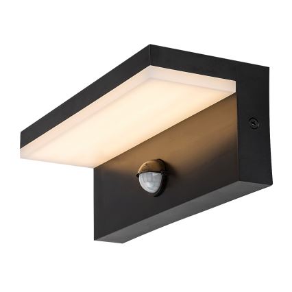 Rabalux - LED Venkovní nástěnné svítidlo se senzorem LED/9W/230V 2700/4000/6500K IP54 černá