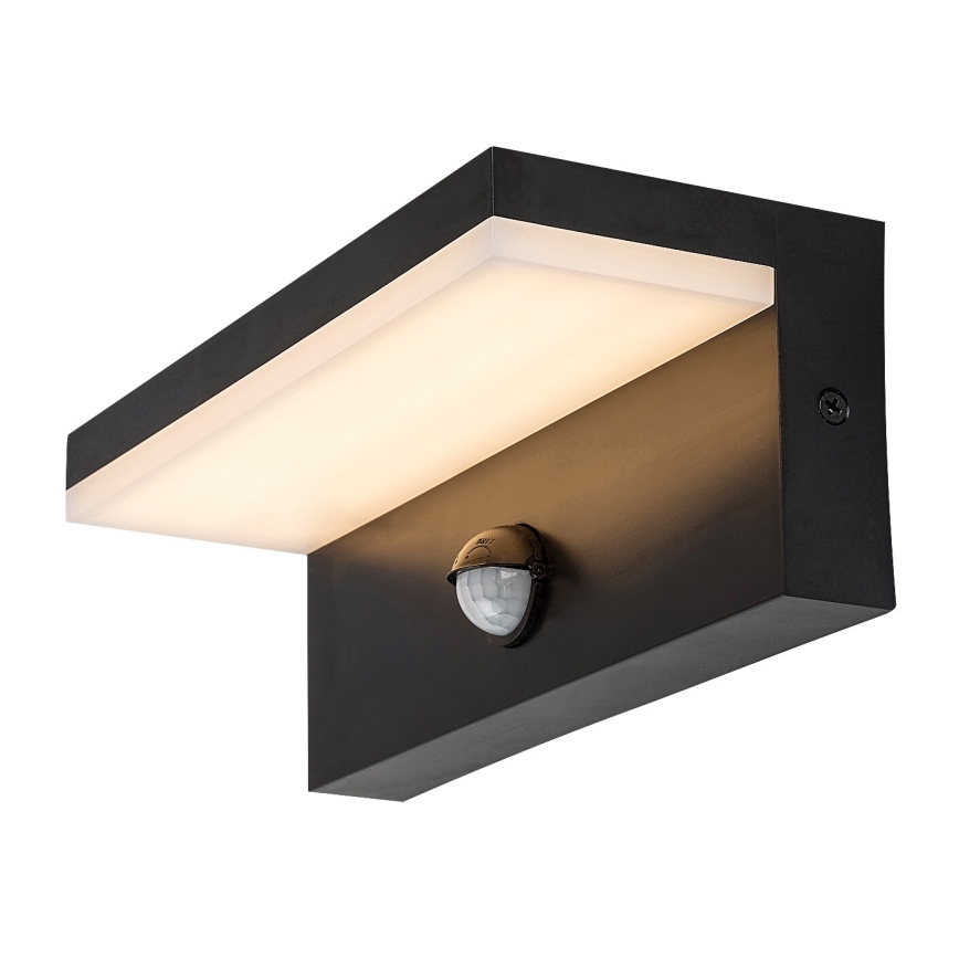 Rabalux - LED Venkovní nástěnné svítidlo se senzorem LED/9W/230V 2700/4000/6500K IP54 černá