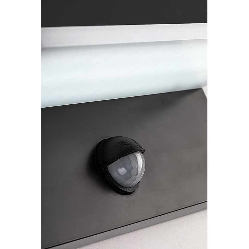 Rabalux - LED Venkovní nástěnné svítidlo se senzorem LED/9W/230V 2700/4000/6500K IP54 černá