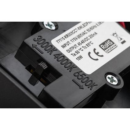 Rabalux - LED Venkovní nástěnné svítidlo se senzorem LED/9W/230V 2700/4000/6500K IP54 černá