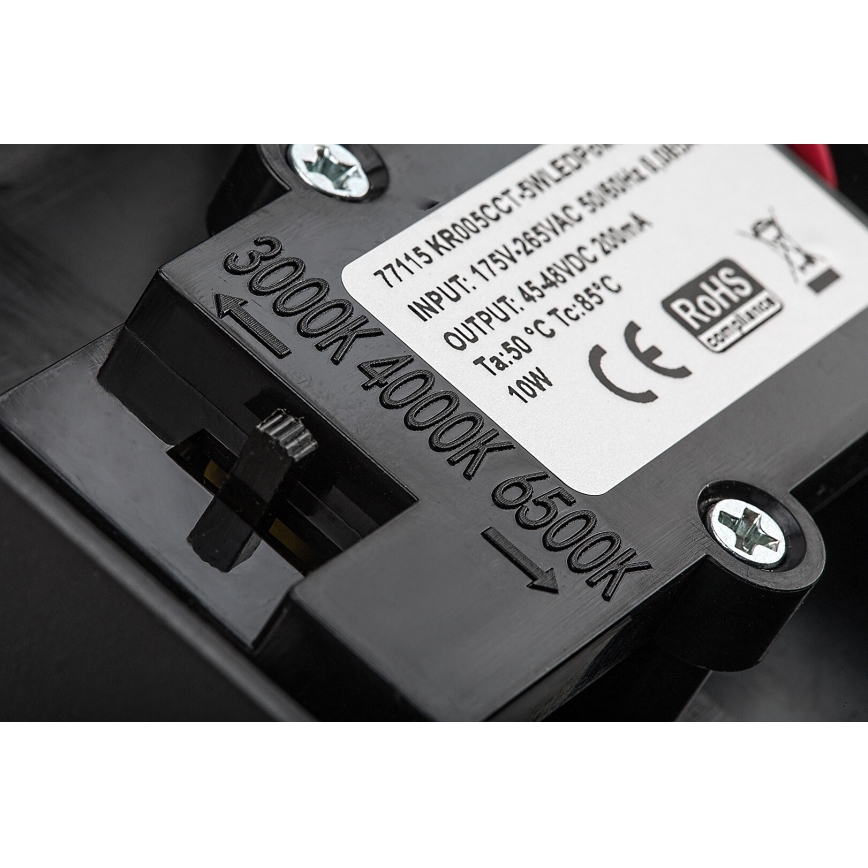 Rabalux - LED Venkovní nástěnné svítidlo se senzorem LED/9W/230V 2700/4000/6500K IP54 černá
