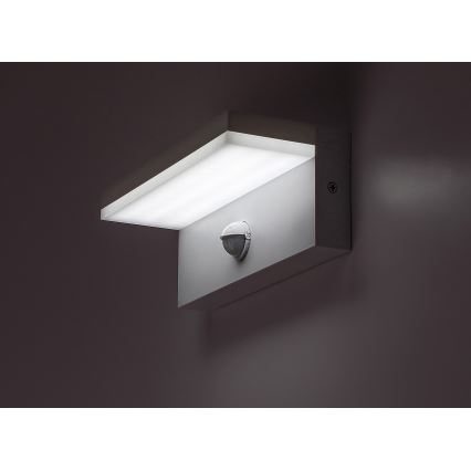 Rabalux - LED Venkovní nástěnné svítidlo se senzorem LED/9W/230V 2700/4000/6500K IP54 bílá
