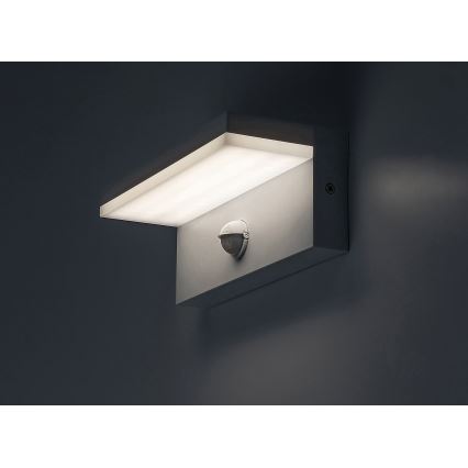 Rabalux - LED Venkovní nástěnné svítidlo se senzorem LED/9W/230V 2700/4000/6500K IP54 bílá