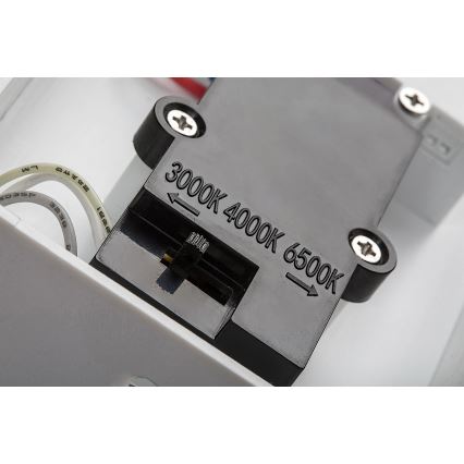 Rabalux - LED Venkovní nástěnné svítidlo se senzorem LED/9W/230V 2700/4000/6500K IP54 bílá