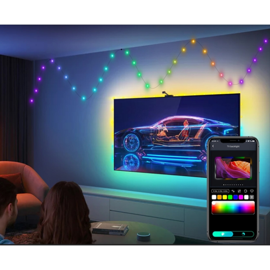 Rabalux - LED RGB Pásek LED/2,8W/5V 5m IP44 WiFi + dálkové ovládání