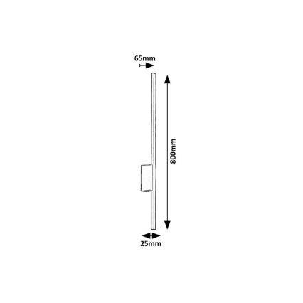 Rabalux - LED Venkovní nástěnné svítidlo LED/12W/230V IP44