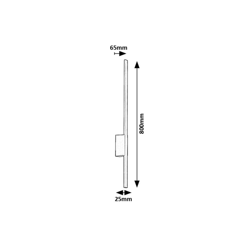 Rabalux - LED Venkovní nástěnné svítidlo LED/12W/230V IP44