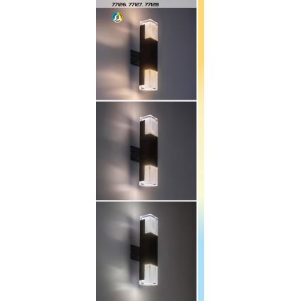 Rabalux - LED Venkovní nástěnné svítidlo LED/12W/230V 2700/4000/6000K IP54