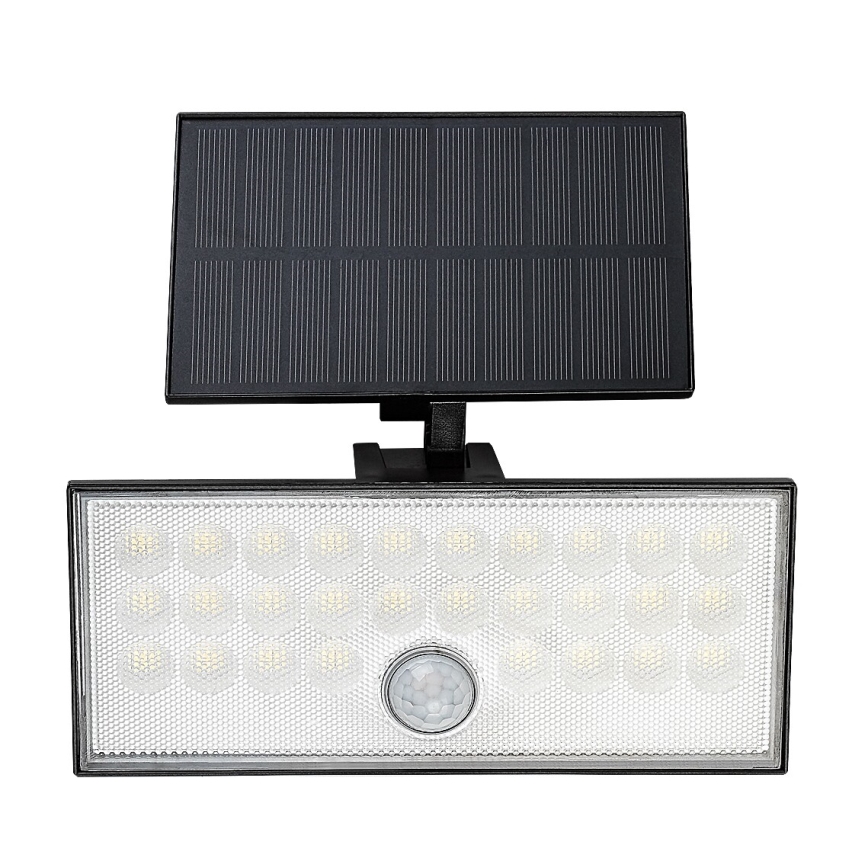 Rabalux - LED Solární reflektor se senzorem LED/8W/3,7V 1800mAh IP65 + dálkové ovládání