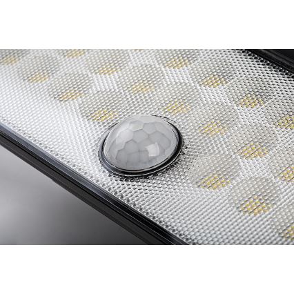 Rabalux - LED Solární reflektor se senzorem LED/8W/3,7V 1800mAh IP65 + dálkové ovládání