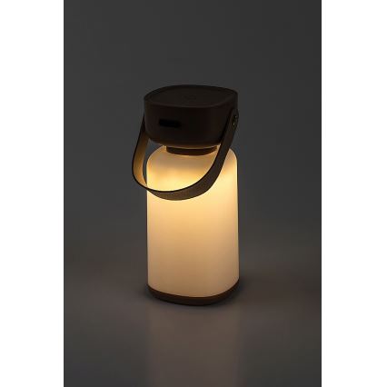 Rabalux - LED Venkovní stmívatelná dotyková nabíjecí stolní lampa LED/3W/5V IP44 hnědá
