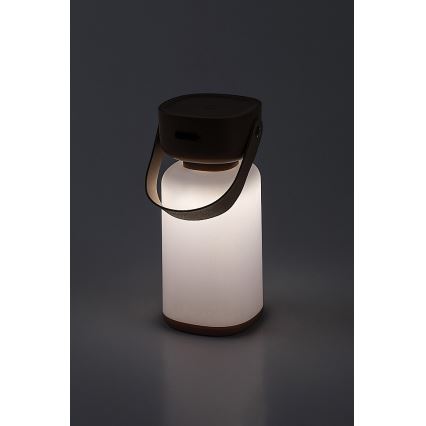 Rabalux - LED Venkovní stmívatelná dotyková nabíjecí stolní lampa LED/3W/5V IP44 hnědá