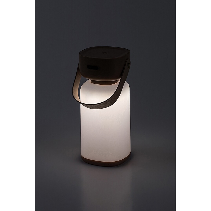 Rabalux - LED Venkovní stmívatelná dotyková nabíjecí stolní lampa LED/3W/5V IP44 hnědá