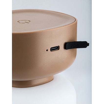 Rabalux - LED Venkovní stmívatelná dotyková nabíjecí stolní lampa LED/3W/5V IP44 hnědá
