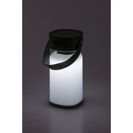 Rabalux - LED Venkovní stmívatelná dotyková nabíjecí stolní lampa LED/3W/5V IP44 zelená