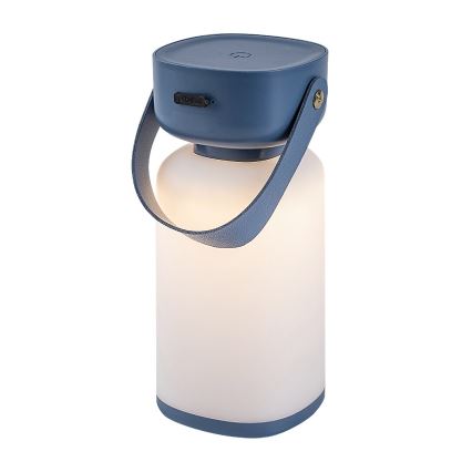Rabalux - LED Venkovní stmívatelná dotyková nabíjecí stolní lampa LED/3W/5V IP44 modrá