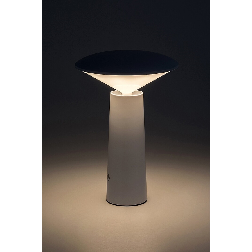 Rabalux - LED Stmívatelná nabíjecí dotyková stolní lampa POLPERRO LED/3W/3,7V 1200mAh bílá