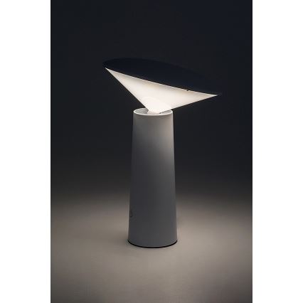 Rabalux - LED Stmívatelná nabíjecí dotyková stolní lampa POLPERRO LED/3W/3,7V 1200mAh bílá