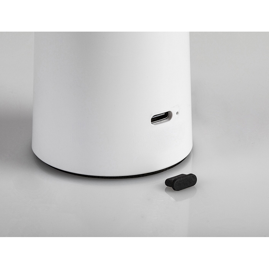 Rabalux - LED Stmívatelná nabíjecí dotyková stolní lampa POLPERRO LED/3W/3,7V 1200mAh bílá