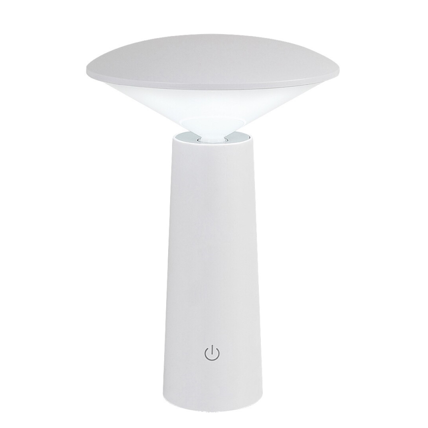 Rabalux - LED Stmívatelná nabíjecí dotyková stolní lampa POLPERRO LED/3W/3,7V 1200mAh bílá