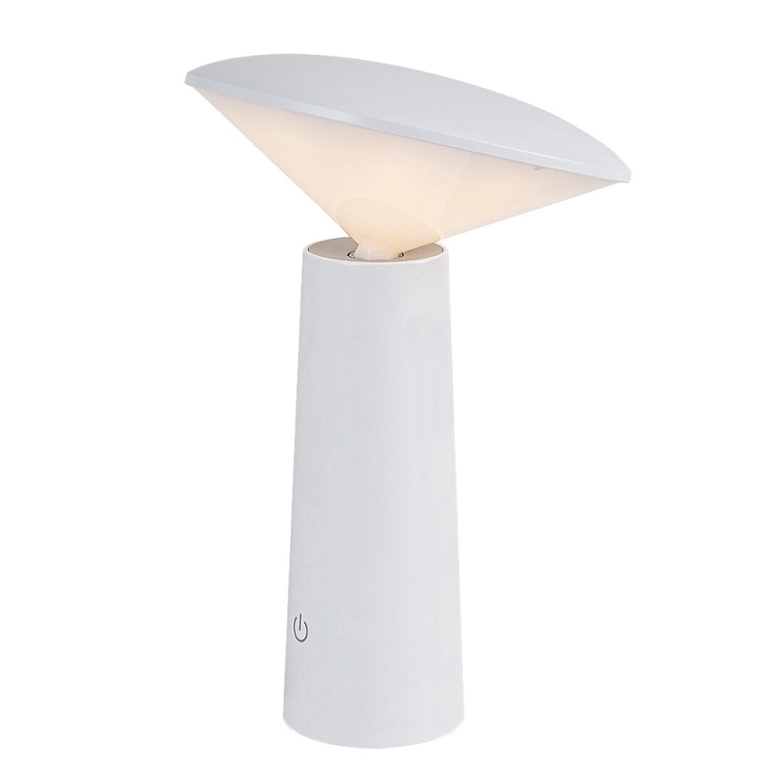 Rabalux - LED Stmívatelná nabíjecí dotyková stolní lampa POLPERRO LED/3W/3,7V 1200mAh bílá
