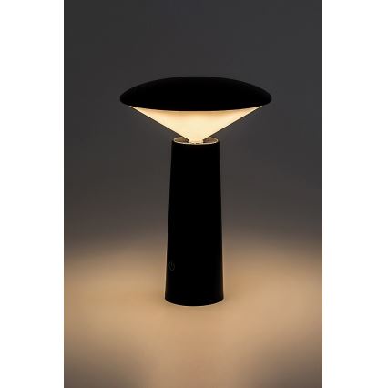 Rabalux - LED Stmívatelná nabíjecí dotyková stolní lampa POLPERRO LED/3W/3,7V 1200mAh černá