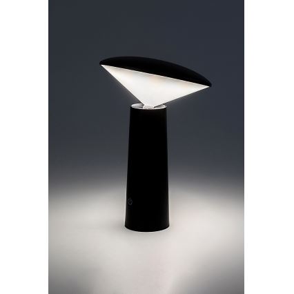 Rabalux - LED Stmívatelná nabíjecí dotyková stolní lampa POLPERRO LED/3W/3,7V 1200mAh černá