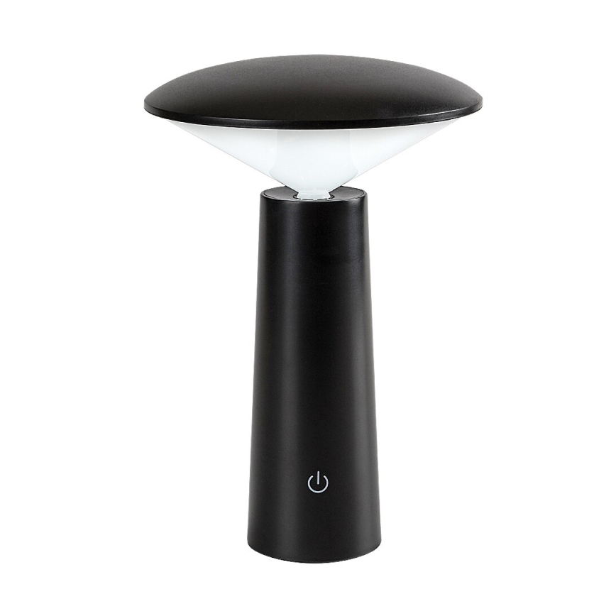 Rabalux - LED Stmívatelná nabíjecí dotyková stolní lampa POLPERRO LED/3W/3,7V 1200mAh černá