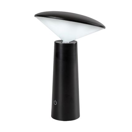 Rabalux - LED Stmívatelná nabíjecí dotyková stolní lampa POLPERRO LED/3W/3,7V 1200mAh černá