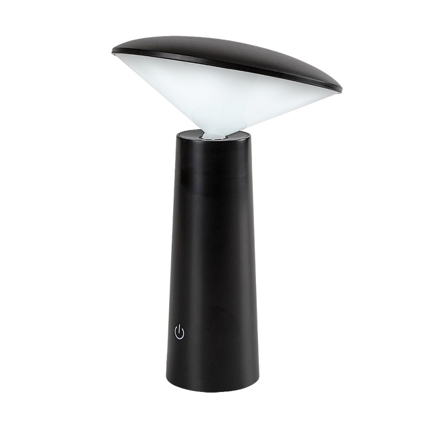 Rabalux - LED Stmívatelná nabíjecí dotyková stolní lampa POLPERRO LED/3W/3,7V 1200mAh černá