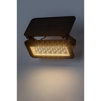Rabalux - LED Solární reflektor se senzorem LED/8W/3,7V 3000/4000/6500K IP65