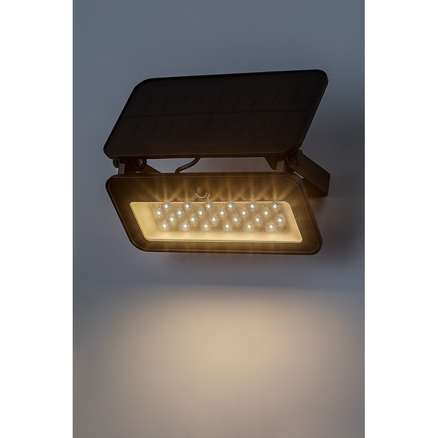 Rabalux - LED Solární reflektor se senzorem LED/8W/3,7V 3000/4000/6500K IP65