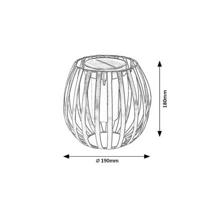 Rabalux - LED Solární svítidlo LED/1W/1,2V 300mAh IP44