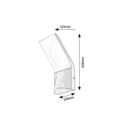 Rabalux - LED Venkovní nástěnné svítidlo LED/10W/230V IP54